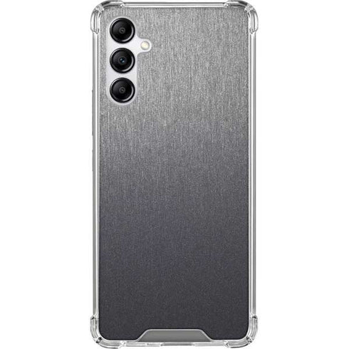 Specialty Vinyl Brushed Steel Texture Galaxy A14 5G Clear Case