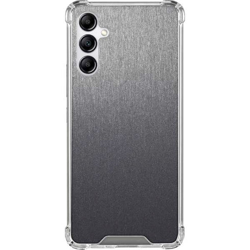 Specialty Vinyl Brushed Steel Texture Galaxy A15 5G Clear Case