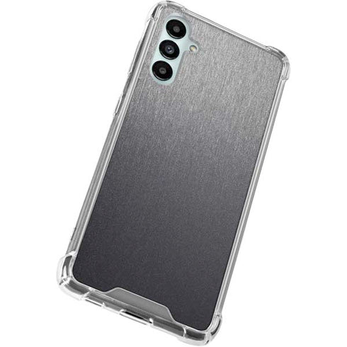 Specialty Vinyl Brushed Steel Texture Galaxy A15 5G Clear Case