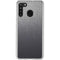Specialty Vinyl Brushed Steel Texture Galaxy A21 Clear Case