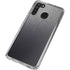 Specialty Vinyl Brushed Steel Texture Galaxy A21 Clear Case
