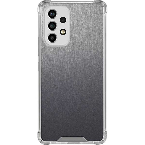 Specialty Vinyl Brushed Steel Texture Galaxy A33 5G Clear Case