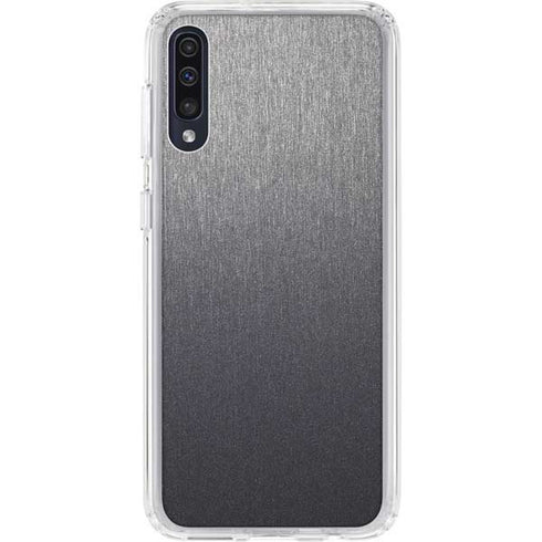 Specialty Vinyl Brushed Steel Texture Galaxy A50 Clear Case