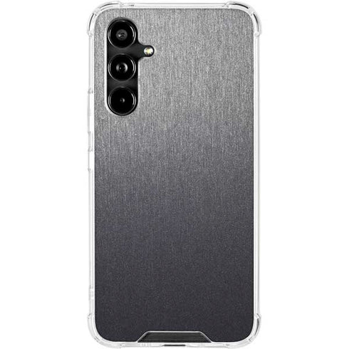 Specialty Vinyl Brushed Steel Texture Galaxy A54 5G Clear Case