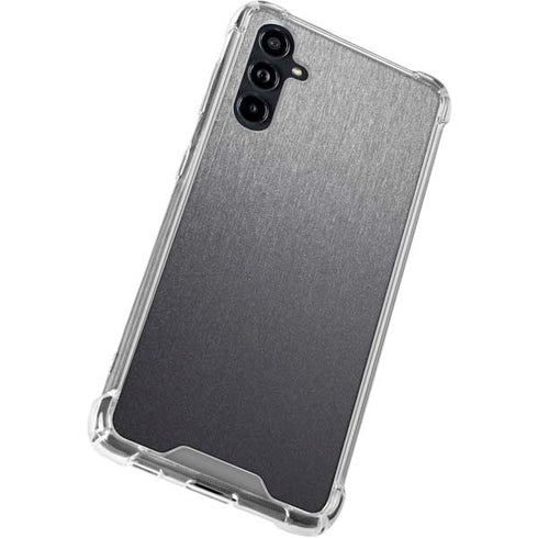 Specialty Vinyl Brushed Steel Texture Galaxy A54 5G Clear Case