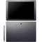 Specialty Vinyl Brushed Steel Texture Galaxy Book 12in Skin