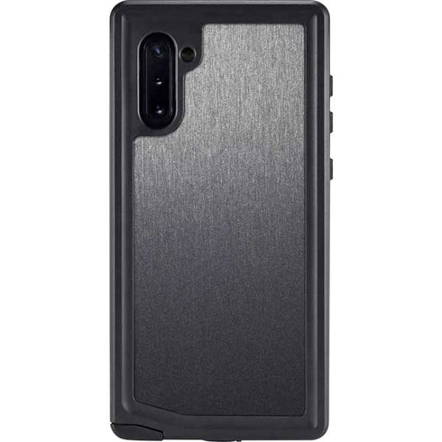 Specialty Vinyl Brushed Steel Texture Galaxy Note 10 Waterproof Case