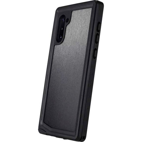 Specialty Vinyl Brushed Steel Texture Galaxy Note 10 Waterproof Case