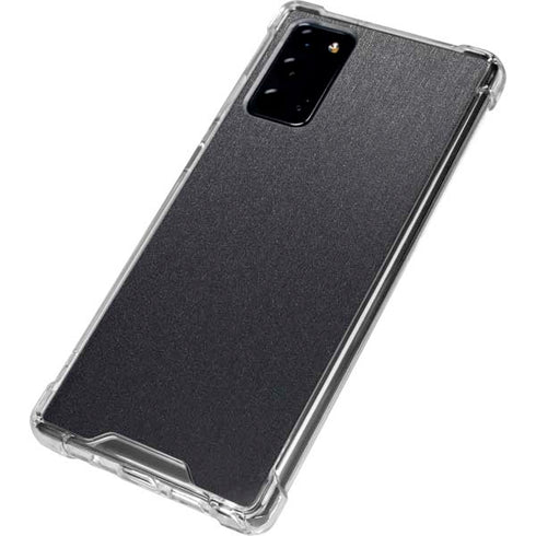 Specialty Vinyl Brushed Steel Texture Galaxy Note20 5G Clear Case