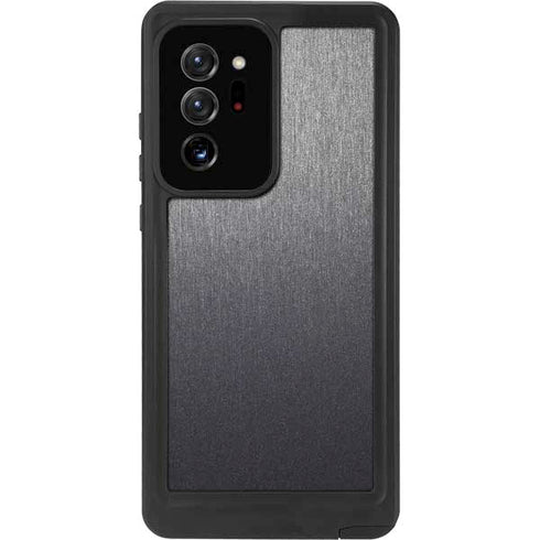 Specialty Vinyl Brushed Steel Texture Galaxy Note20 Ultra 5G Waterproof Case