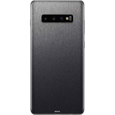 Specialty Vinyl Brushed Steel Texture Galaxy S10 Plus Skin