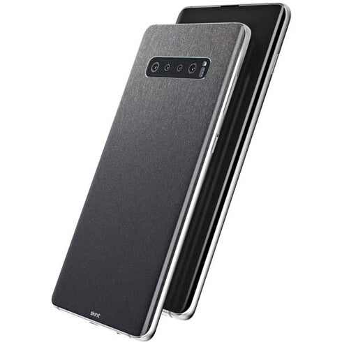 Specialty Vinyl Brushed Steel Texture Galaxy S10 Plus Skin