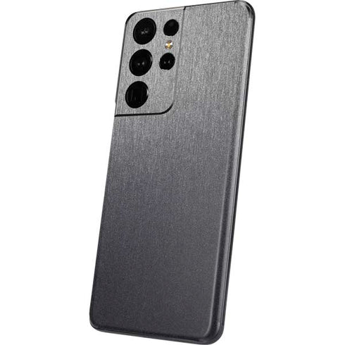Specialty Vinyl Brushed Steel Texture Galaxy S21 Ultra 5G Skin