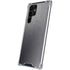 Specialty Vinyl Brushed Steel Texture Galaxy S22 Ultra Clear Case