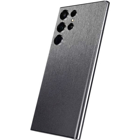 Specialty Vinyl Brushed Steel Texture Galaxy S22 Ultra Skin