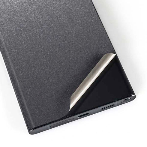 Specialty Vinyl Brushed Steel Texture Galaxy S22 Ultra Skin