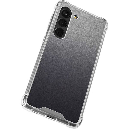 Specialty Vinyl Brushed Steel Texture Galaxy S23 Clear Case
