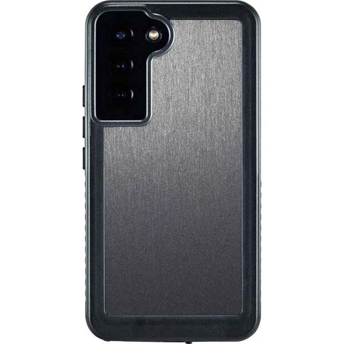 Specialty Vinyl Brushed Steel Texture Galaxy S23 Plus Waterproof Case