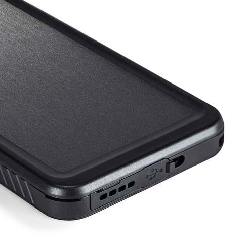 Specialty Vinyl Brushed Steel Texture Galaxy S23 Plus Waterproof Case