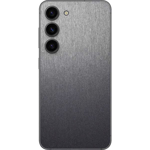 Specialty Vinyl Brushed Steel Texture Galaxy S23 Skin