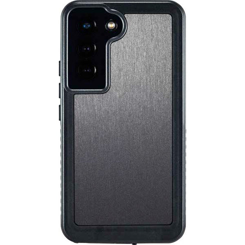 Specialty Vinyl Brushed Steel Texture Galaxy S23 Waterproof Case