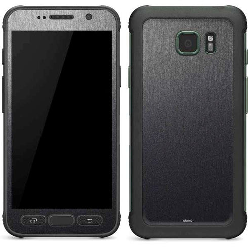 Specialty Vinyl Brushed Steel Texture Galaxy S7 Active Skin
