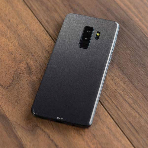 Specialty Vinyl Brushed Steel Texture Galaxy S9 Plus Skin