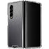 Specialty Vinyl Brushed Steel Texture Galaxy Z Fold4 5G Clear Case