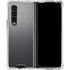 Specialty Vinyl Brushed Steel Texture Galaxy Z Fold4 5G Clear Case