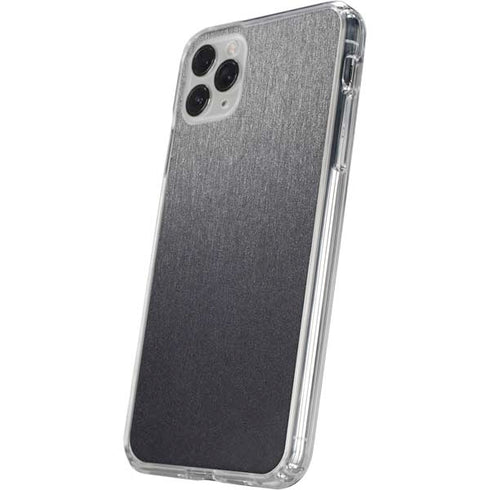Brushed Steel Texture iPhone 11 Pro Clear Case