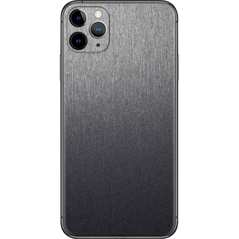 Specialty Vinyl Brushed Steel Texture iPhone 11 Pro Max Skin