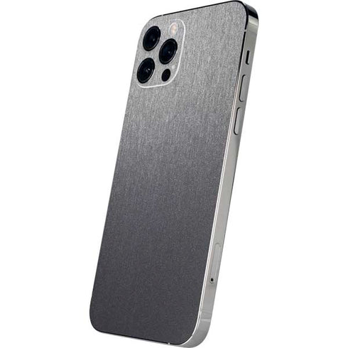 Specialty Vinyl Brushed Steel Texture iPhone 12 Pro Max Skin