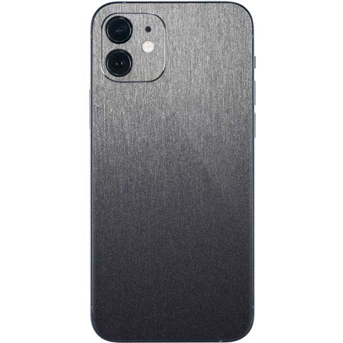 Specialty Vinyl Brushed Steel Texture iPhone 12 Skin