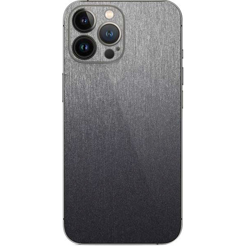 Specialty Vinyl Brushed Steel Texture iPhone 13 Pro Max Skin
