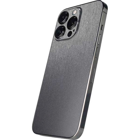 Specialty Vinyl Brushed Steel Texture iPhone 13 Pro Max Skin
