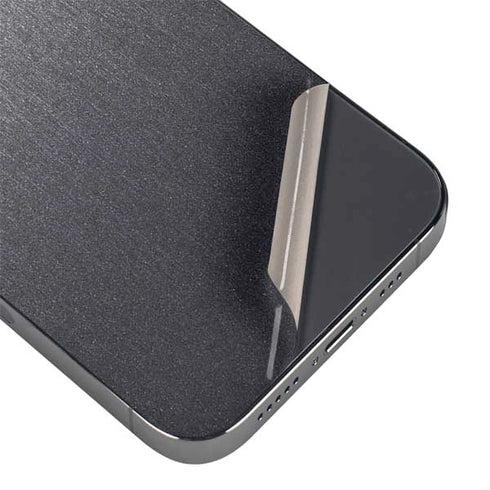 Specialty Vinyl Brushed Steel Texture iPhone 13 Pro Max Skin