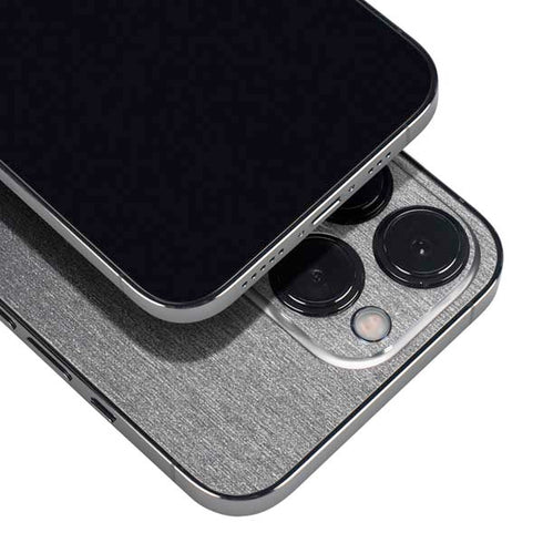 Specialty Vinyl Brushed Steel Texture iPhone 13 Pro Max Skin