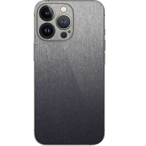 Specialty Vinyl Brushed Steel Texture iPhone 13 Pro Skin