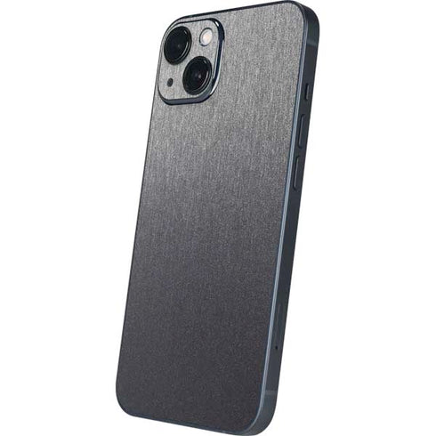 Specialty Vinyl Brushed Steel Texture iPhone 14 Plus Skin