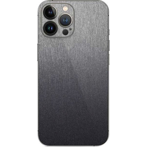 Specialty Vinyl Brushed Steel Texture iPhone 14 Pro Max Skin