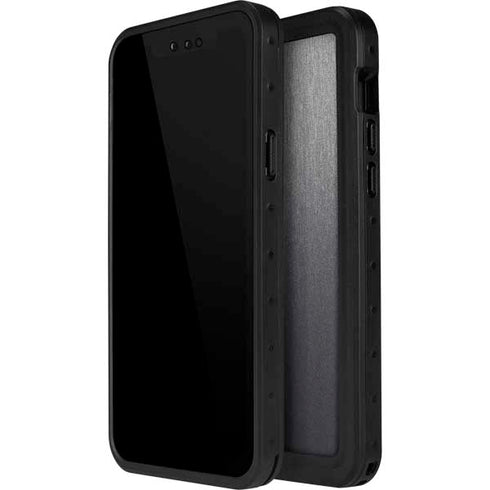 Specialty Vinyl Brushed Steel Texture iPhone 14 Pro Max Waterproof Case
