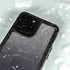 Specialty Vinyl Brushed Steel Texture iPhone 14 Pro Max Waterproof Case