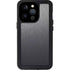 Specialty Vinyl Brushed Steel Texture iPhone 14 Pro Waterproof Case