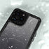 Specialty Vinyl Brushed Steel Texture iPhone 14 Pro Waterproof Case