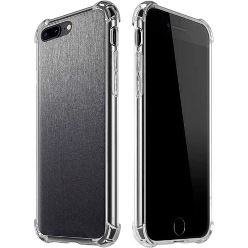 Brushed Steel Texture iPhone 7/8 Plus Clear Case