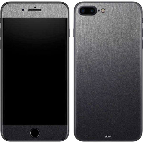 Specialty Vinyl Brushed Steel Texture iPhone 8 Plus Skin