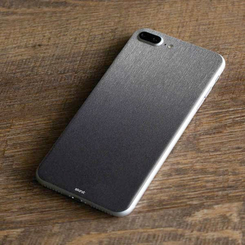 Specialty Vinyl Brushed Steel Texture iPhone 8 Plus Skin