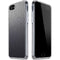 Specialty Vinyl Brushed Steel Texture iPhone SE (2nd & 3rd Gen) Clear Case