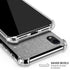 Brushed Steel Texture iPhone XR Clear Case