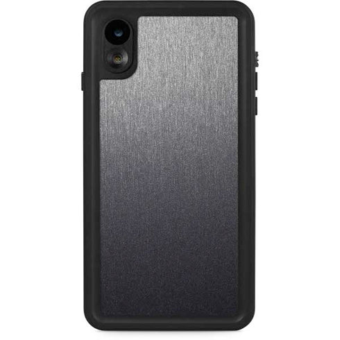 Specialty Vinyl Brushed Steel Texture iPhone XR Waterproof Case